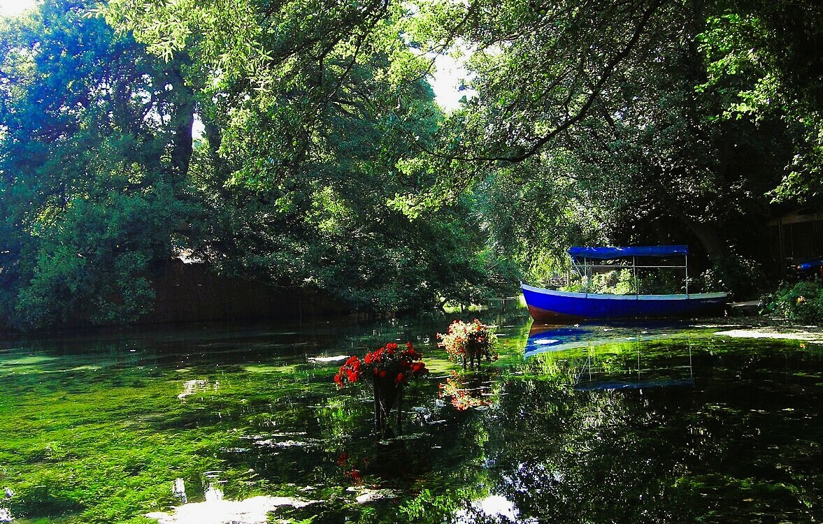 manantial río drim ohrid